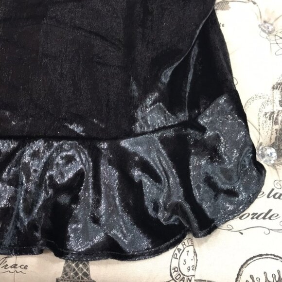 Leyden Shimmery Ruffle-Hem Dress - Picture 8 of 12